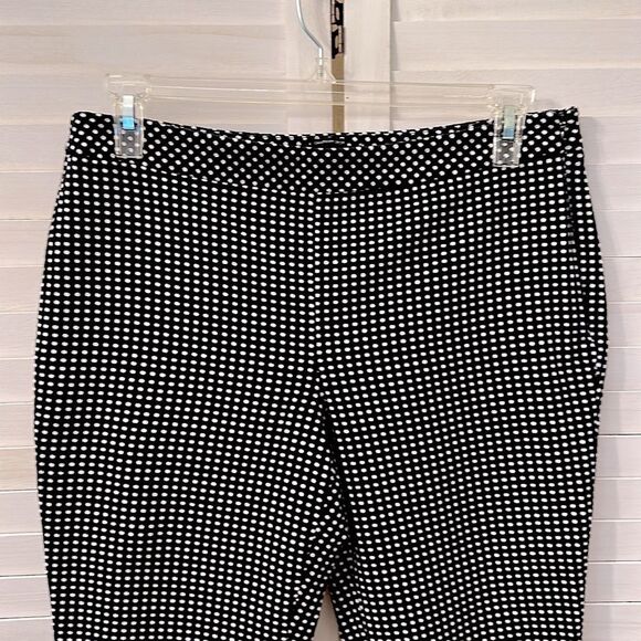 Talbots Chatham Crop Pants Size 10 Stretch Pull On Crop Polka Dot NWOT - Picture 4 of 11